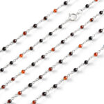 sautoir-necklace-beads-garnet-amber-silver-white-grey-chain