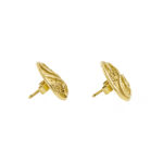 elizabeth gage yellow gold 18k estruscan revival earrings studs greek lalaounis 22k