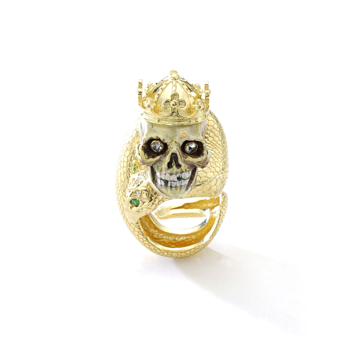 Skull-vanitas-memento-mori-diamond-gold-oversize-ring