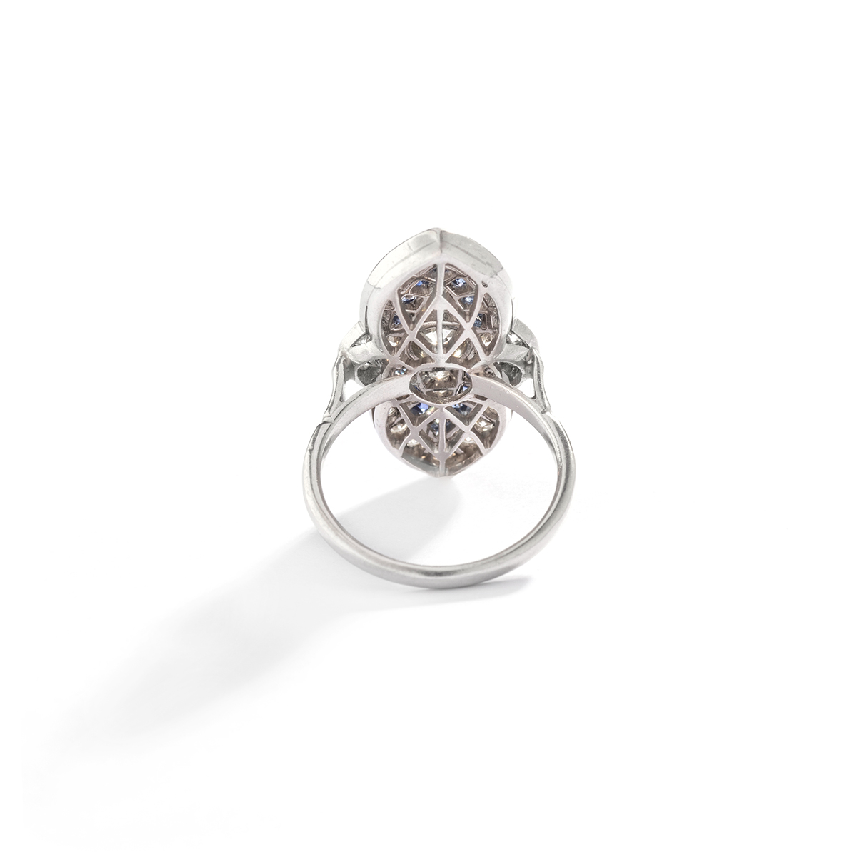 Marquise-diamond-sapphire-gem-ring