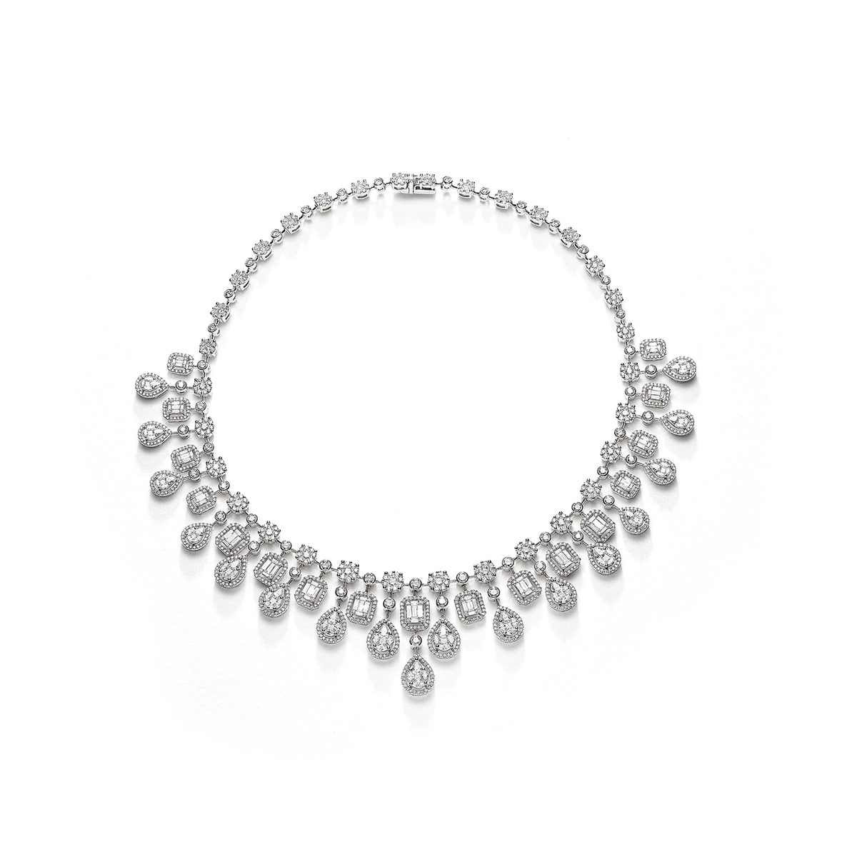 diamonds-pear-shaped-baguette-princess-marquise-cut-gold-18k-necklace