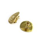 Earrings-yellow-gold-ear-clips-18k-22k-lalaounis-zolotas-greek
