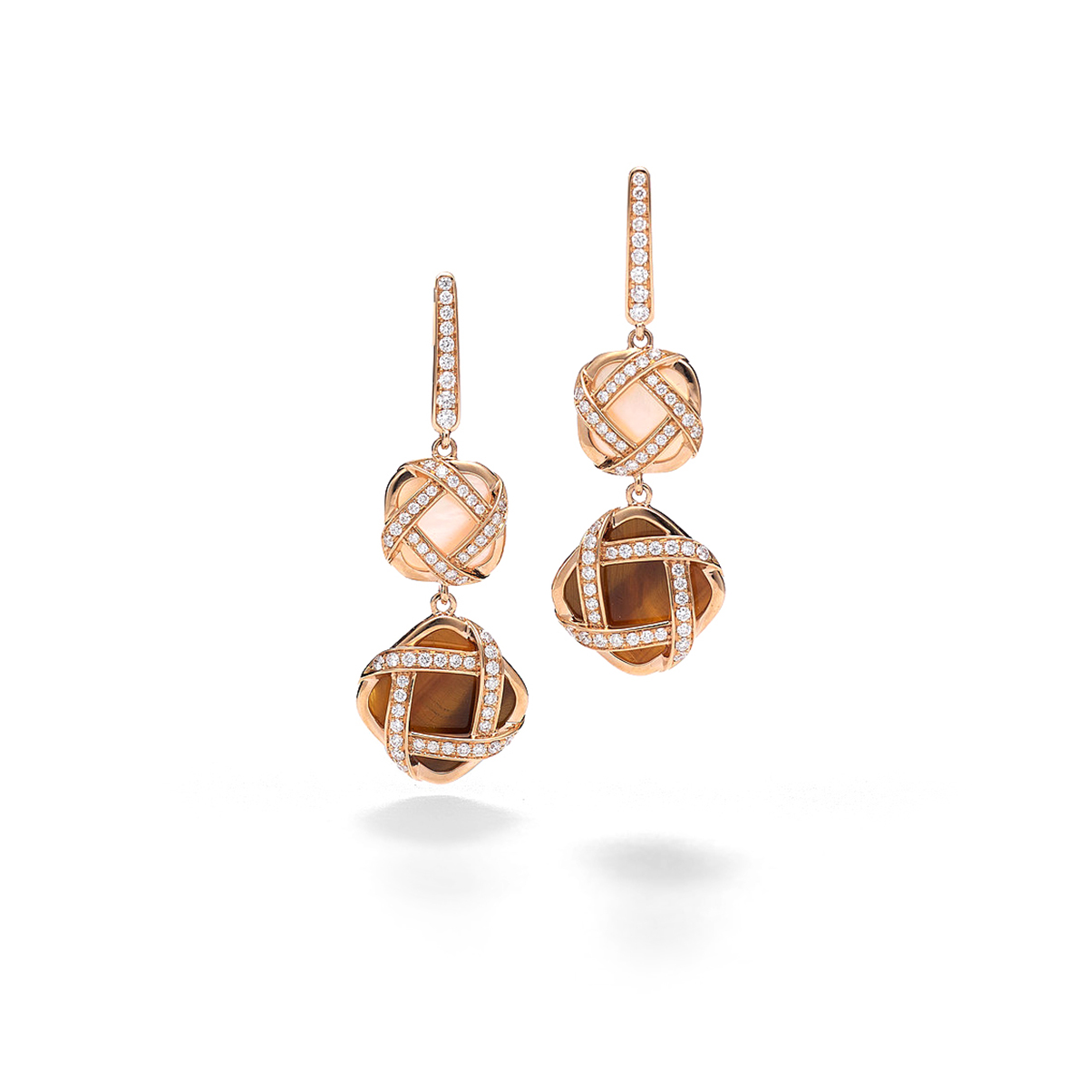 mother-of-pearl-18k-pink-gold-diamonds-tiger-eye-pendant-earrings