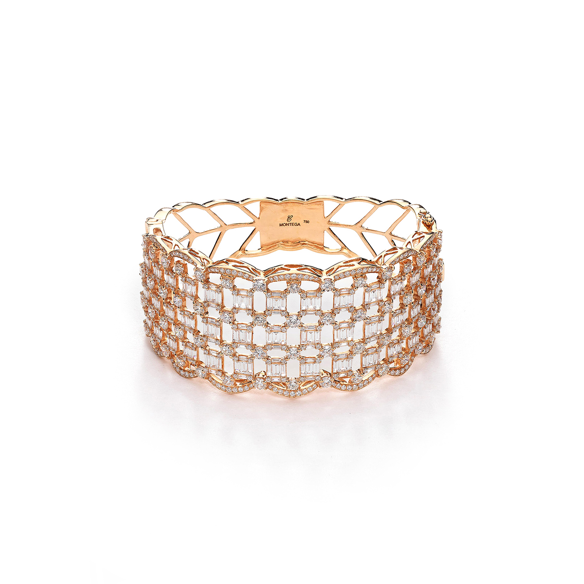 diamond-pink-gold-18kt-bracelet-marquise-vintage-jewels-bangle