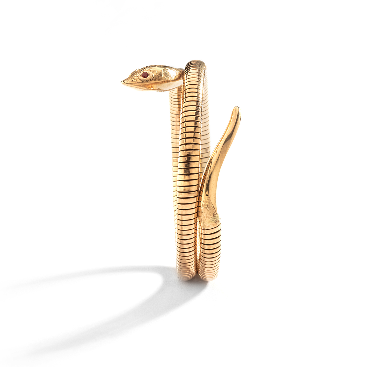 Antique-snake-serpenti-gold-bracelet